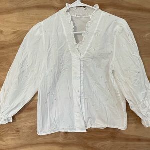 Honyali Womens Sz Med ** Long Sleeve Button Shirt